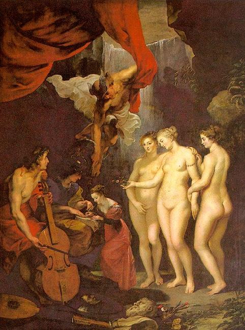 Peter Paul Rubens The Education of Marie de Medici France oil painting art